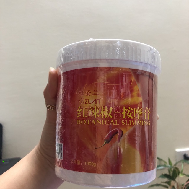 Kem ớt nóng giảm béo - Hỗ trợ giảm mỡ hiệu quả - Hũ 1000gr