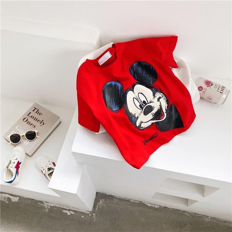 Áo phông cotton Hè MICKEY Minky mom in hình siêu dễ thương cho bé trai bé gái  💖 Quần áo trẻ em