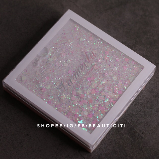 BẢNG PHẤN MÀU MẮT KIM TUYẾN TRẮNG 12 Ô LAMEILA | BigBuy360 - bigbuy360.vn