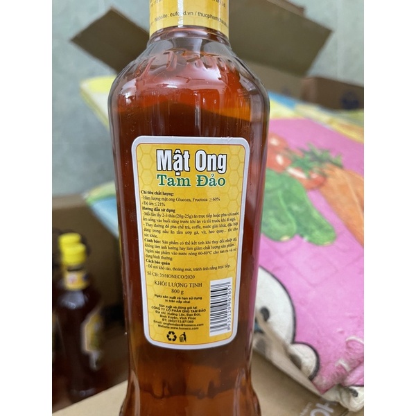 Mật ong Tam Đảo, mật ong chuyên pha chế ướp nướng 600ml