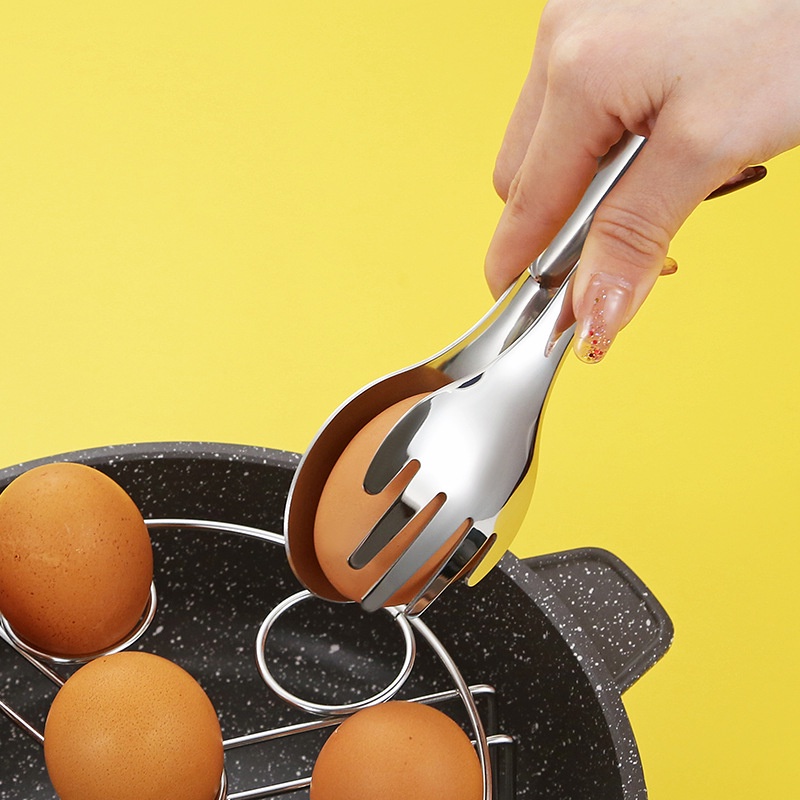 Kẹp Gắp Thức Ăn Bằng Thép Không Gỉ Thiết Kế Mới Độc Đáo Cho Nhà Bếp