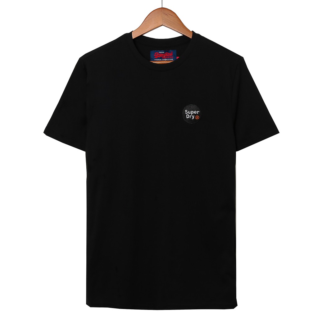 Áo phông nam thun cotton đẹp cổ tròn tay ngắn form rộng unisex bảng màu trơn nổi bật logo thêu sắc nét thời trang SUP001 | BigBuy360 - bigbuy360.vn