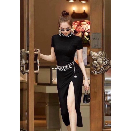Belt xích - đai váy thương hiệu mix sang chảnh