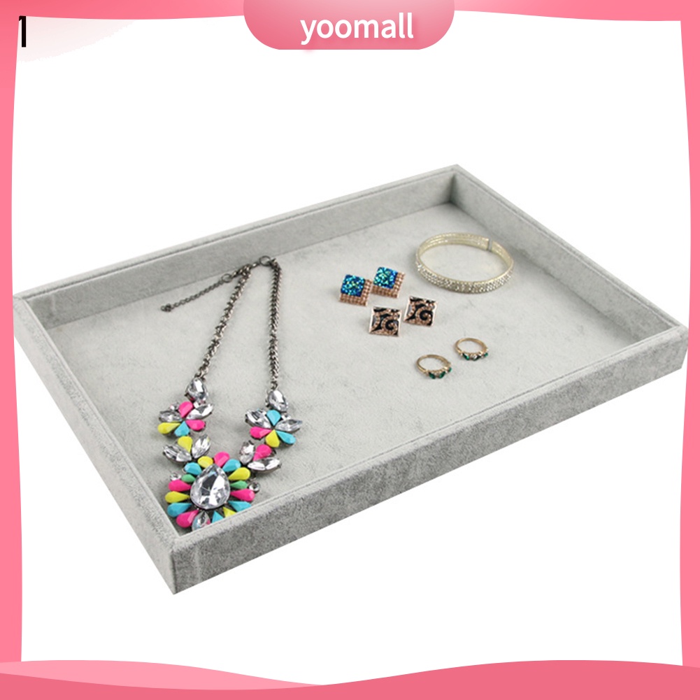 Khay Trưng Bày Trang Sức Bằng Vải Nhung Thời Trang