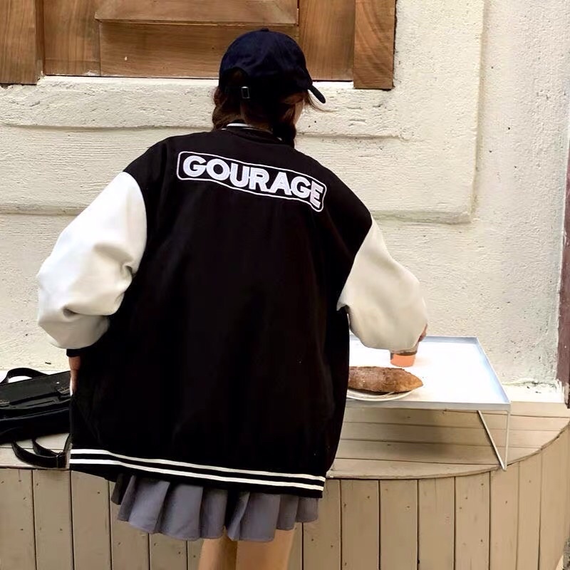 Áo khoác bomber bóng chày dù mero 2 lớp unisex ulzzang nam nữ