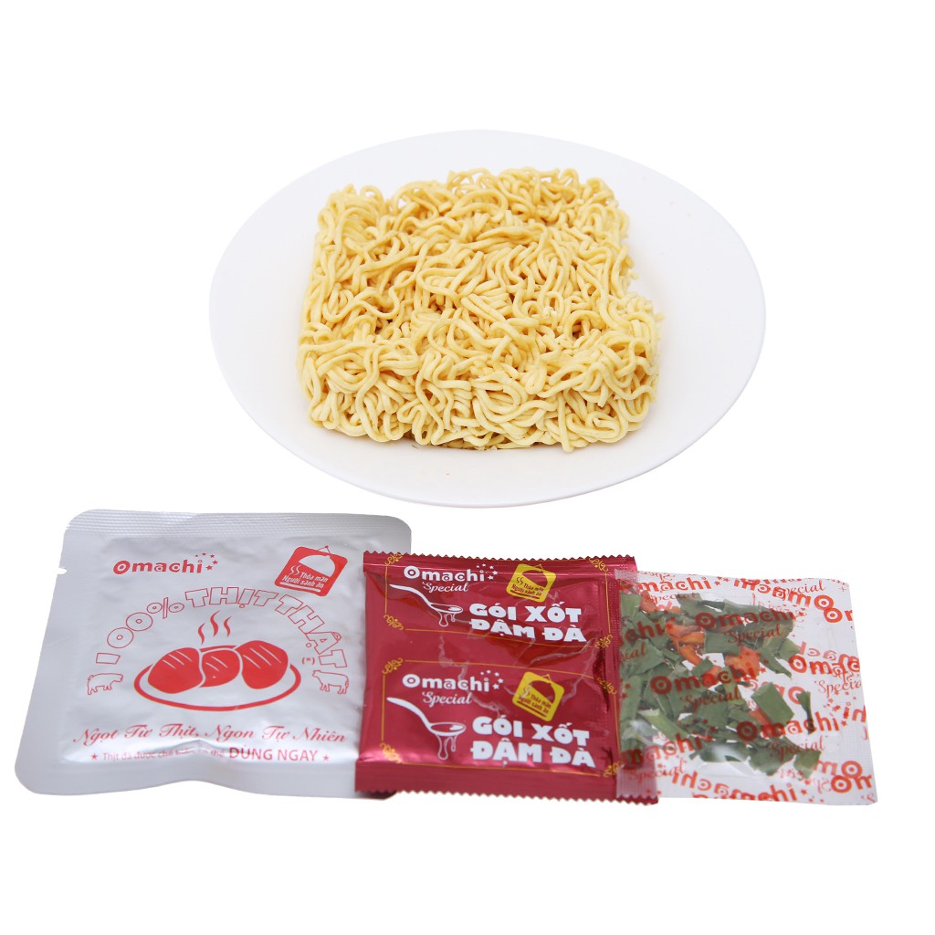 Mì Khoai Tây Omachi Special Bò Hầm Xốt Vang Thùng 30 Gói x 92 g/gói