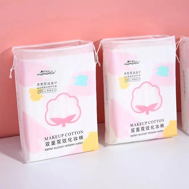 Túi 222 Miếng Bông Tẩy Trang Lameila Cotton 3 lớp-LML-HZM222