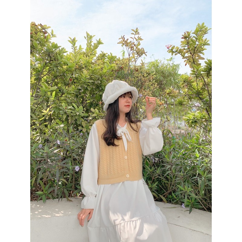 🌿 VÁY TRẮNG DÀI BÁNH BÈO BUỘC NƠ 💚 VÁY BABYDOLL MẶC KỶ YẾU, Đà Lạt siêu đẹp | BigBuy360 - bigbuy360.vn