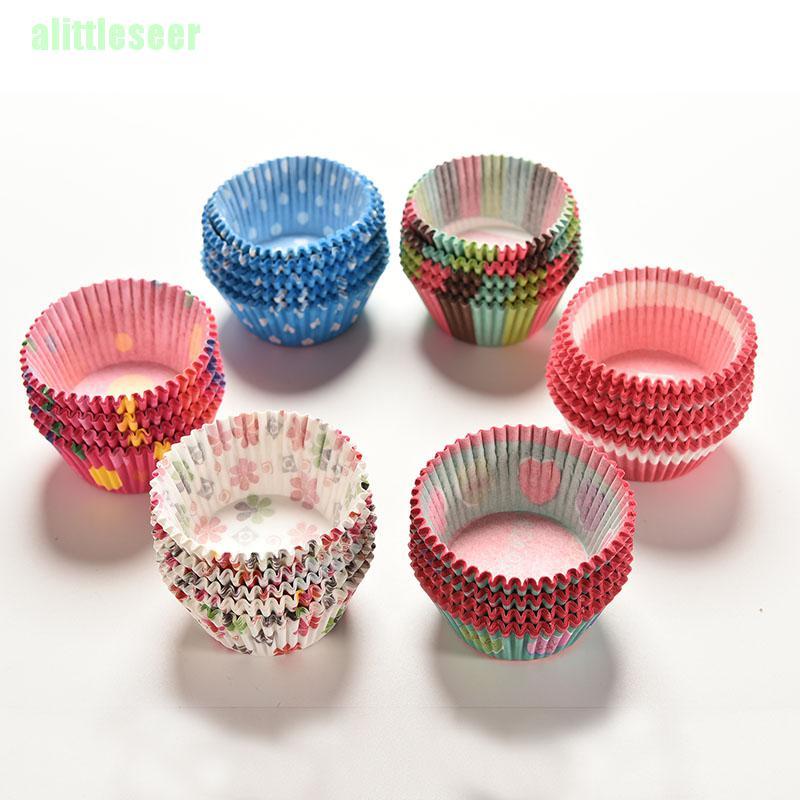 Set 100 Cốc Giấy Dùng Để Làm Bánh Cupcake