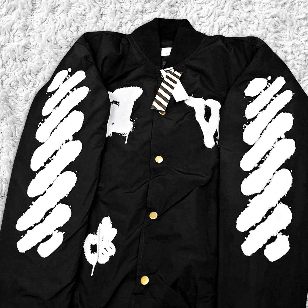 Off-White Áo Khoác Bomber Thời Trang Dành Cho Nam