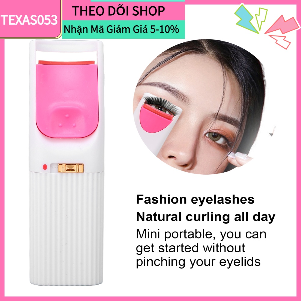 [Hàng mới về] Dụng cụ bấm cong lông mi bằng nhiệt không đổi làm nóng nhanh 40° tiện dụng
