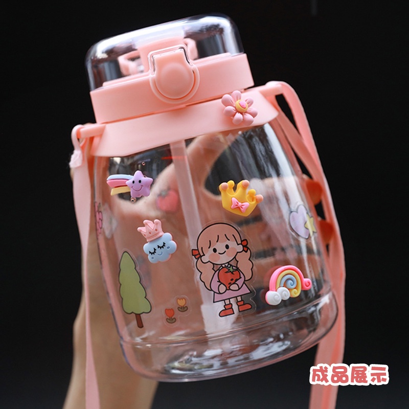 Sticker 3D, Miếng Dán 3 Chiều Siêu Dễ Thương Dán Bình Nước, Ốp Điện Thoại, LapTop