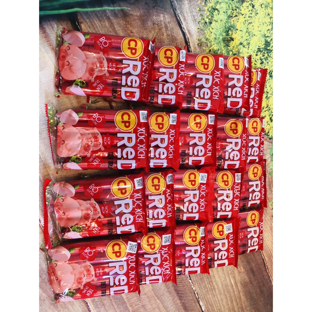 5 gói xúc xích tiệt trùng CP, mỗi gói 100g