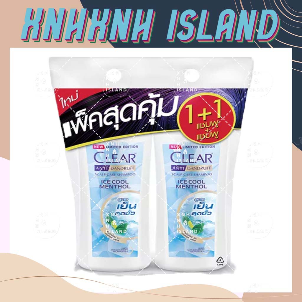 COMBO 2 Chai Dầu Gội Clear Thái Lan 400 - 480ml