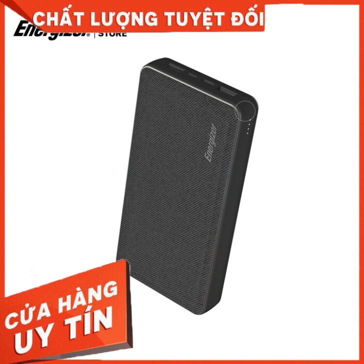 CHÍNH HÃNG GIÁ TỐT Sạc dự phòng bọc vải Fabric thời trang Energizer 15000mAh - UE15043 SẢN PHẨM BÁN CHẠY NHẤT