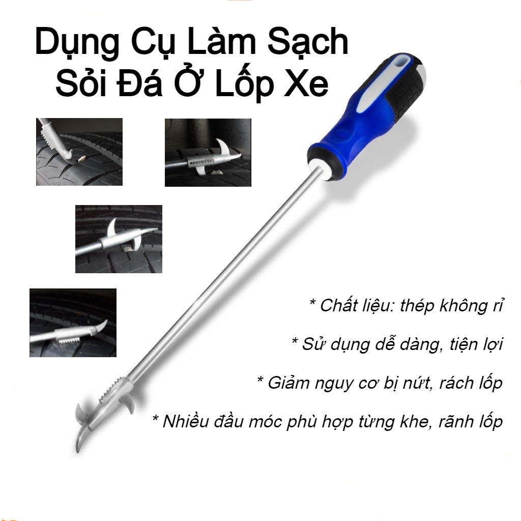 Dụng Cụ Móc Đá Lốp Xe Giúp Kéo Dài Tuổi Thọ Của Lốp - CARZONE