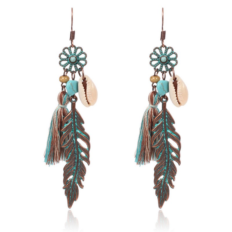 Cặp khuyên tai phong cách Bohemian cổ điển cá tính sang trọng dành cho nữ