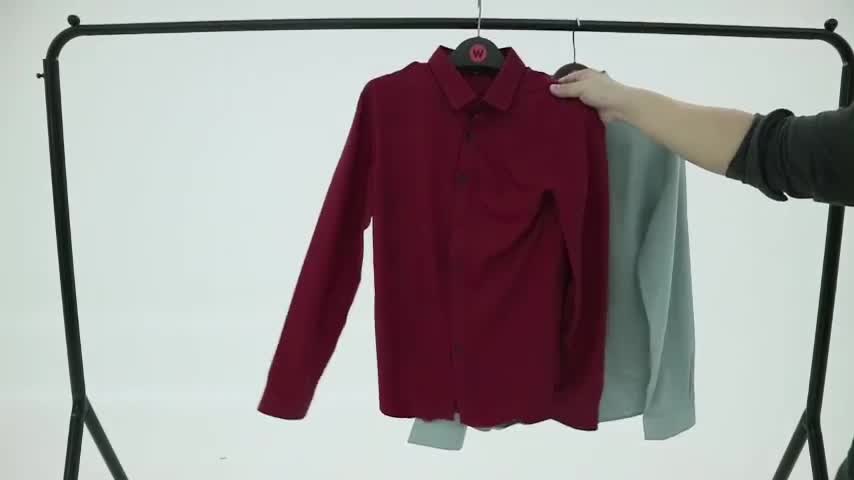 Áo sơ mi nam nữ dài tay Unisex Basic TRƠN Form Slim màu trắng Chất cotton lụa mịn mát | BigBuy360 - bigbuy360.vn