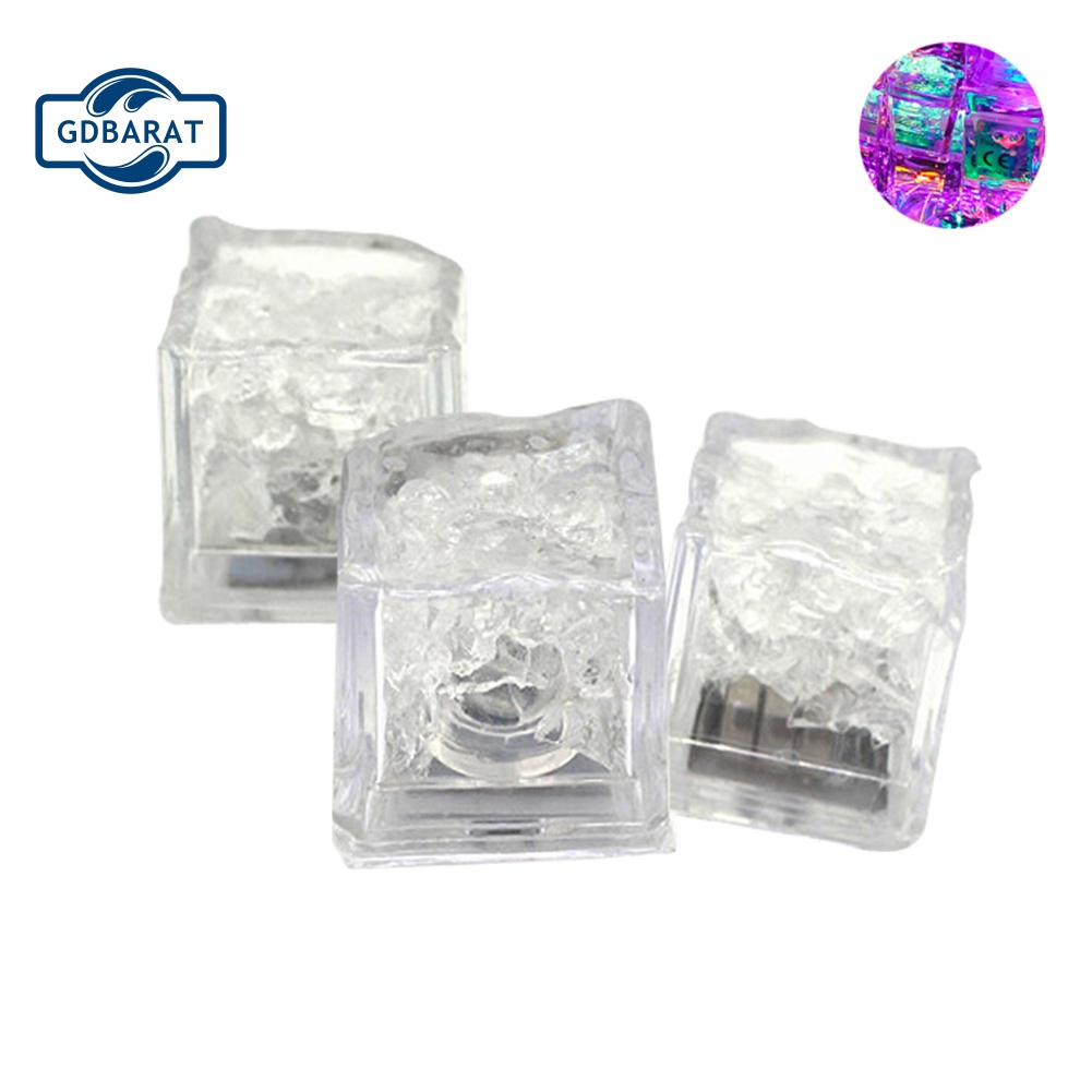 [NYCA Stock] 3 Viên Đá Có Đèn LED Phát Sáng Ban Đêm Trang Trí Quán Bar Tiệc Cưới