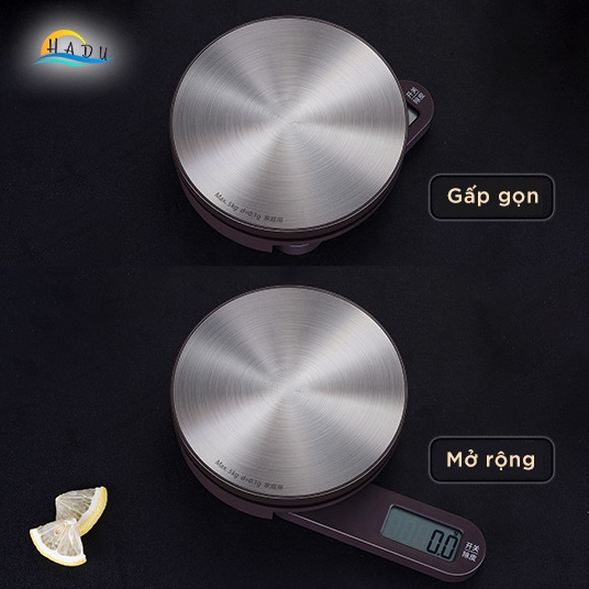 Cân Tiểu Ly Điện Tử Nhà Bếp Mini 5kg 0 01g Cao Cấp Inox 304 Đạt Chất Lượng Đức SSGP