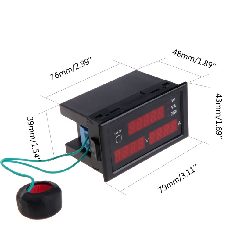 Máy Đo Dòng Điện Kỹ Thuật Số Chuyên Dụng Cho Công Nghiệp