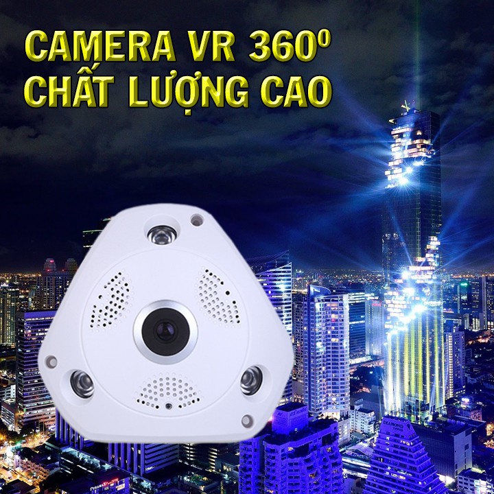 CAMERA WIFI GIÁM SÁT AN NINH VR 360 - CAMERA 3D XOAY 360 ĐỘ