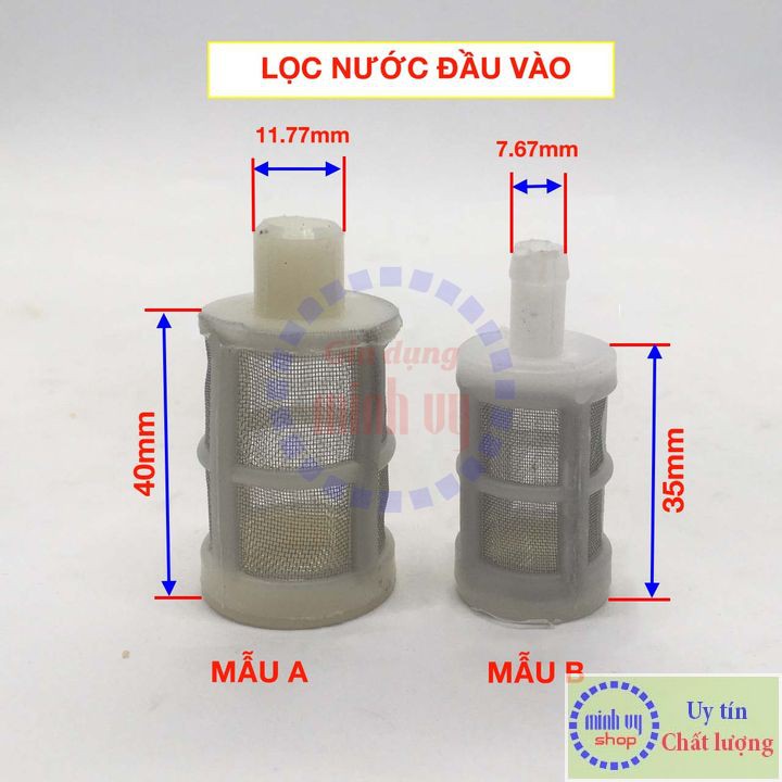 Lọc rác đầu vào cho máy rửa xe mini 12V - máy bơm mini