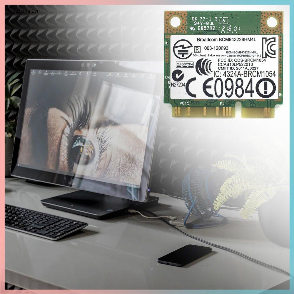 ✨chất lượng cao✨Dual Band 300Mbps BCM943228HMB 4.0 802.11a/b/g/n Wifi Card Half Mini PCI-E | BigBuy360 - bigbuy360.vn