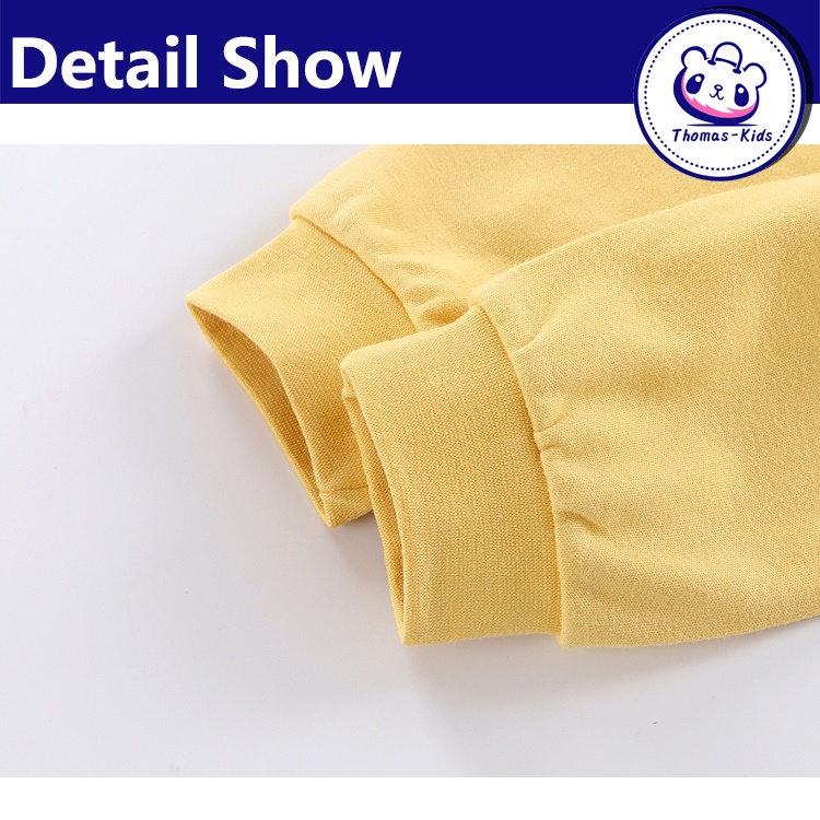 Quần ống rộng Màu Trơn Bằng Cotton Mềm Mại Cho Bé Trai 1-6 Tuổi