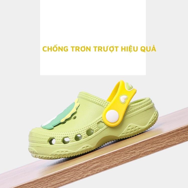 Dép Cho Bé, Sục Cross Mario Trẻ Em Siêu Nhẹ,Êm, Chống Trơn Trượt Hình Động Vật Dễ Thương