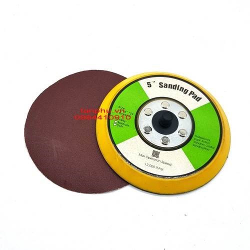 ĐẾ CHÀ NHÁM CAO CẤP ĐƯỜNG KÍNH GAI 5 INCH_CỐT 8MM