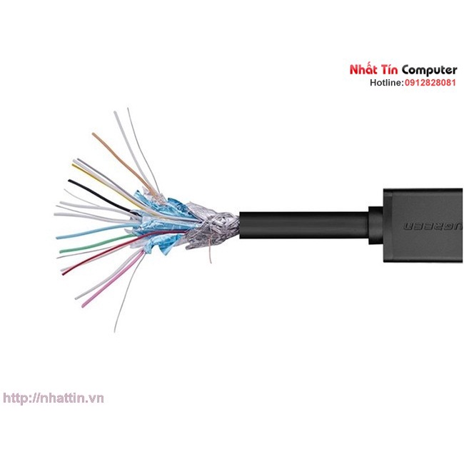 Cáp HDMI to HDMI 2m bẻ xuống góc vuông 90 độ Ugreen UG-10173 cao cấp
