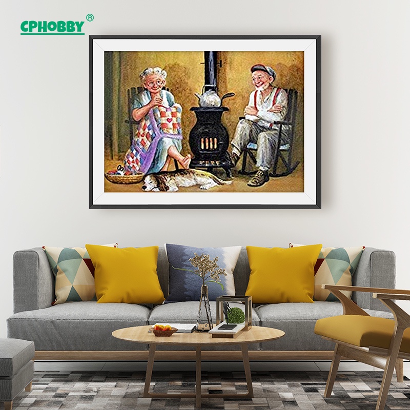 Tranh đính đá 5D tự làm kích thước 30x40cm trang trí nhà cửa