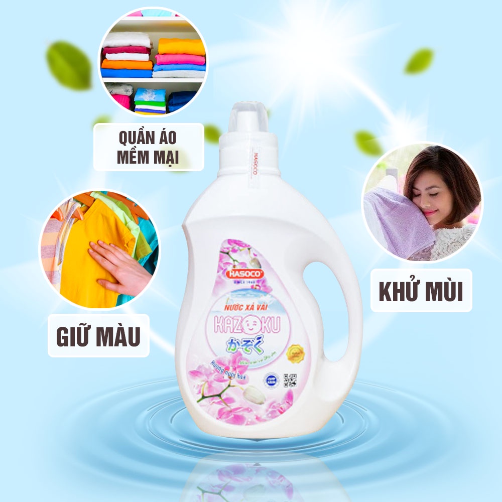 Nước Xả Vải Kazoku Hương Nước Hoa 2kg