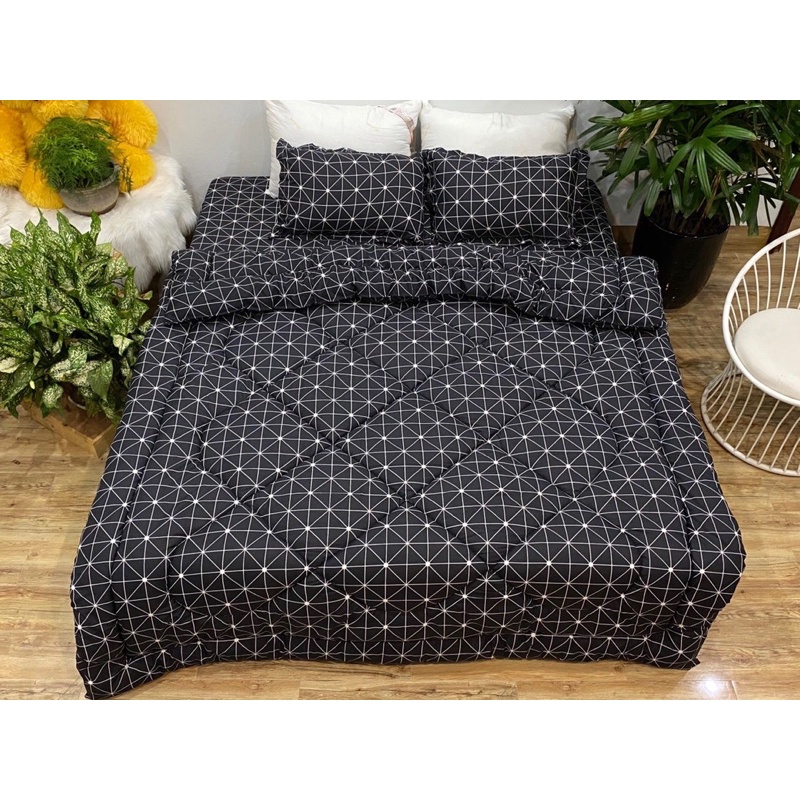 Chăn phao trần bông mùa đông dày loại 1 siêu ấm kích thước 1m8x2m