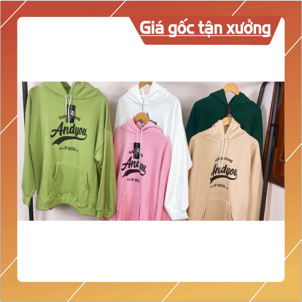 Áo Khoác nỉ HOODIE  UNISEX Nam Nữ Chất Vải Dày Dặn Ấm Áp (Mã 09 : AND YOU)