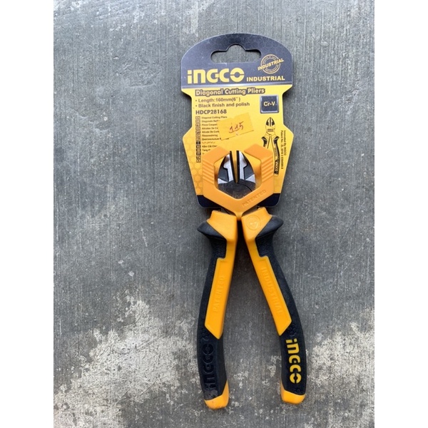 Kìm cắt cách điện cao cấp INGCO 6" 7" kềm thép CrV chống rỉ sét siêu cứng tay cầm cao su mềm cắt dây điện cáp kim loại