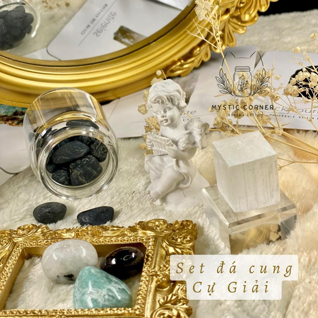 Set đá may mắn cho Cự Giải, đá thạch anh, đá thanh tẩy bài Tarot, đá phong thuỷ
