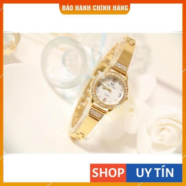 Đồng hồ nữ Bee Sister 1351 hàng chính hãng dây kim loại lắc tay