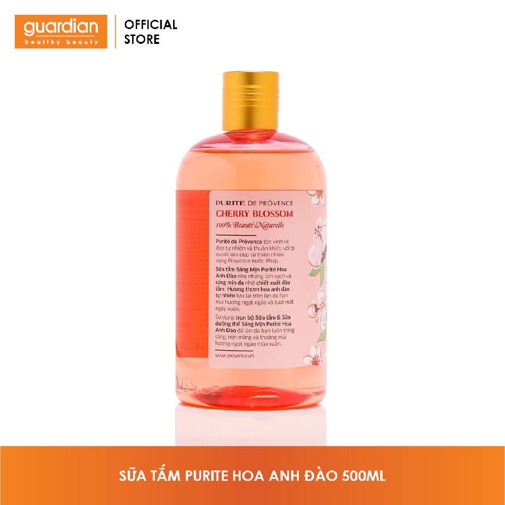 Sữa Tắm Purite By Provence Hoa Anh Đào 500Ml