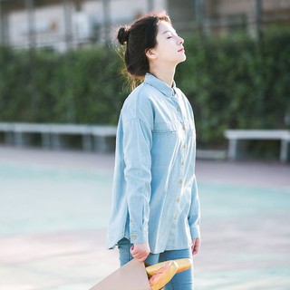 Sơ mi Denim nữ