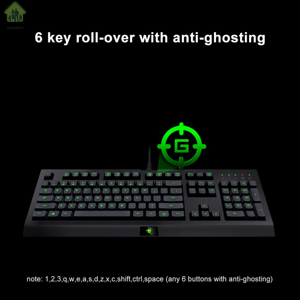 xm Razer Cynosa Chroma Pro Wired Gaming Keyboard with Three-color Backlit/Membrane Keyboard/Individually Backlit Keys/Spill-Resistant/Fully Programmable 104 Keys Compatible for Windows/Mac