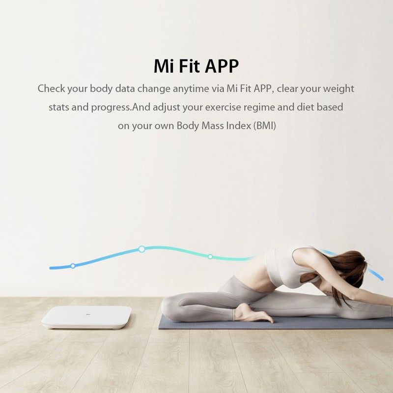 [CHÍNH HÃNG]Cân điện tử thông minh Xiaomi Mi Body Fat Scale 2 - Cung cấp 13 dữ liệu về cơ thể và cân Xiaomi Scale 2