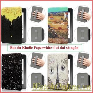[Kindle PPW4] Bao da Kindle Paperwhite 4 (10th) có đai xỏ ngón - Kindle Paperwhite Gen 4 (10th)