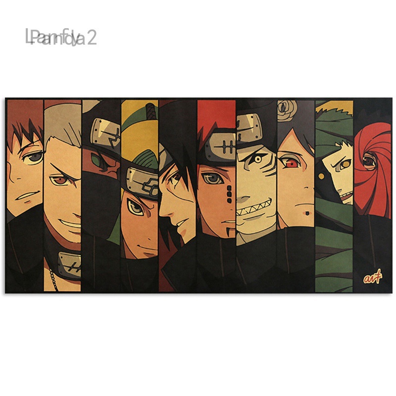 Tranh dán tường hình nhân vật anime Naruto trang trí nội thất