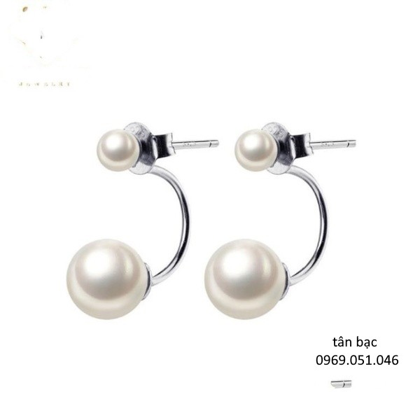 Khuyên tai bạc Ý s925 E0262-1 - AROCH Jewelry