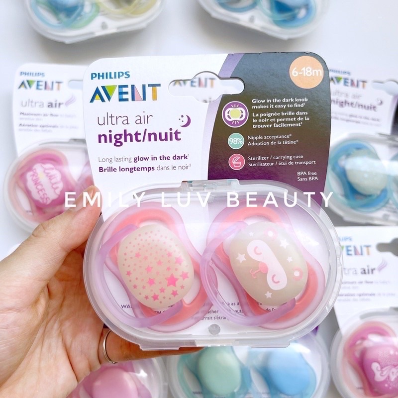 Ty giả phản quang Avent Ultra Air Night cho bé từ 0-18 tháng