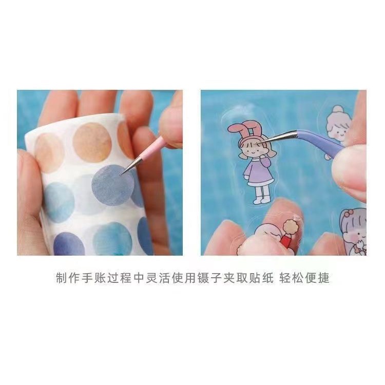 Nhíp Gắp Sổ Tay Bằng Thép Không Gỉ Màu Sắc Ngọt Ngào