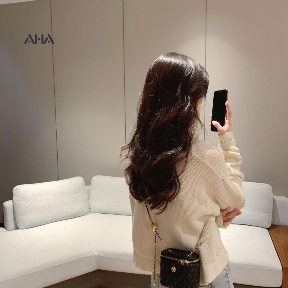 Túi xách AHA official mini phối dây xích thời trang mùa hè dành cho nữ