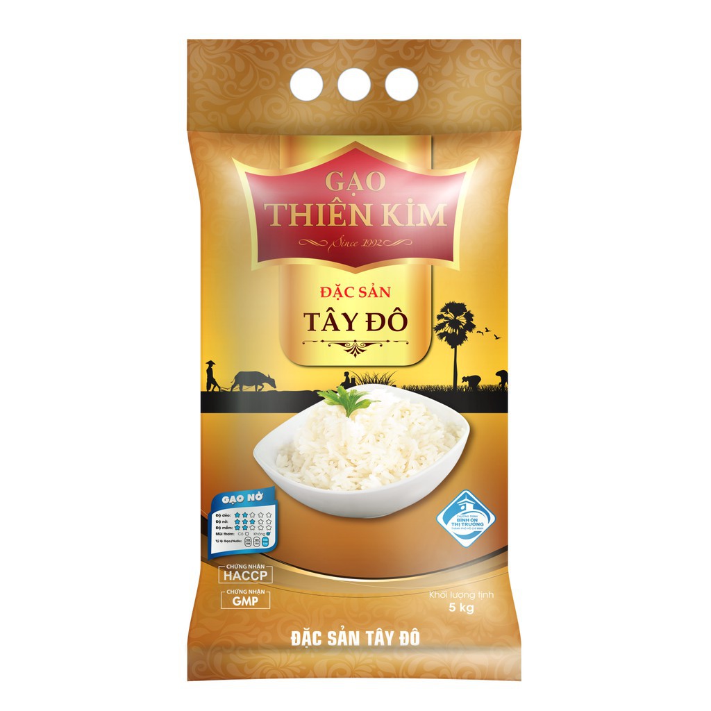 Gạo Thiên Kim Tây Đô túi 5kg